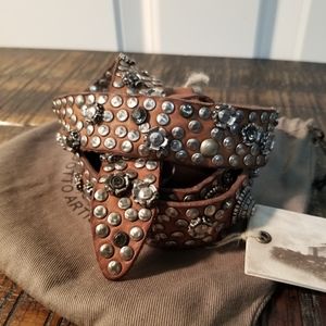 NWT Campomaggi Brown Leather Belt